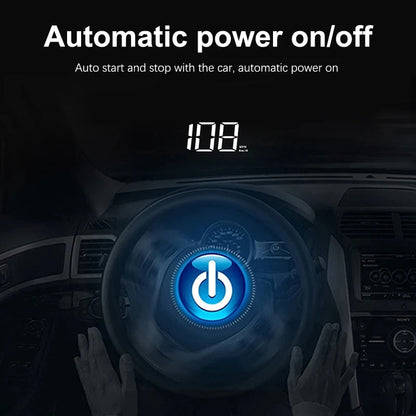 In‑Vehicle Digital HUD Speedometer with GPS Compass by HitMyNeed