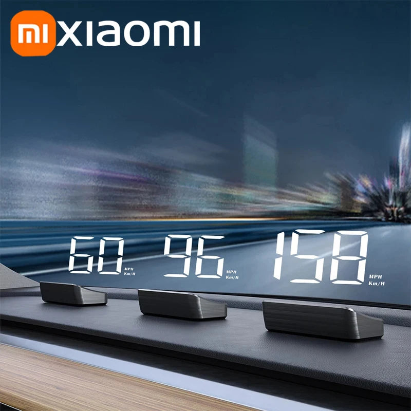 In‑Vehicle Digital HUD Speedometer with GPS Compass green-kmh by HitMyNeed