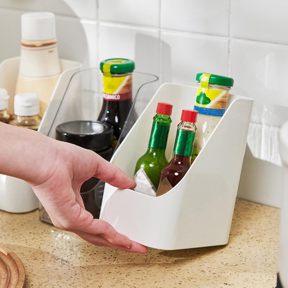 Inclined Plastic Storage Box Organizer for Desktop by HitMyNeed