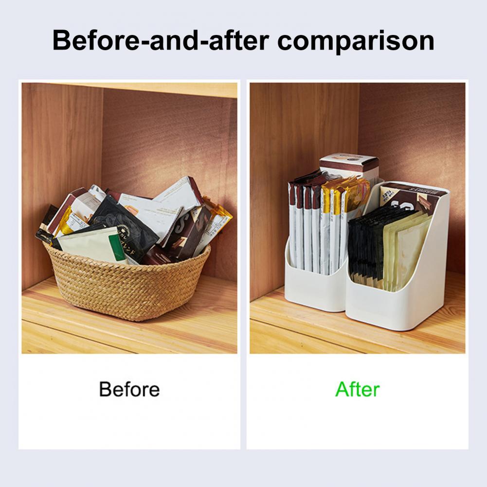 Inclined Plastic Storage Box Organizer for Desktop by HitMyNeed