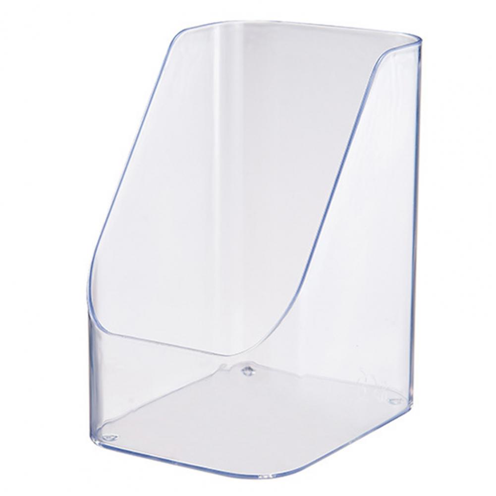 Inclined Plastic Storage Box Organizer for Desktop transparent by HitMyNeed