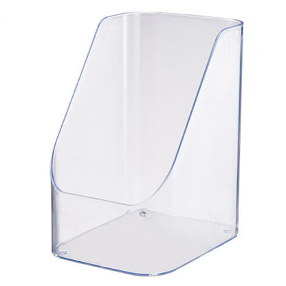 Inclined Plastic Storage Box Organizer for Desktop transparent by HitMyNeed