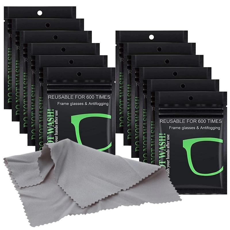 Individually Wrapped Reusable Anti-Fog Wipes, 12-Pack by HitMyNeed