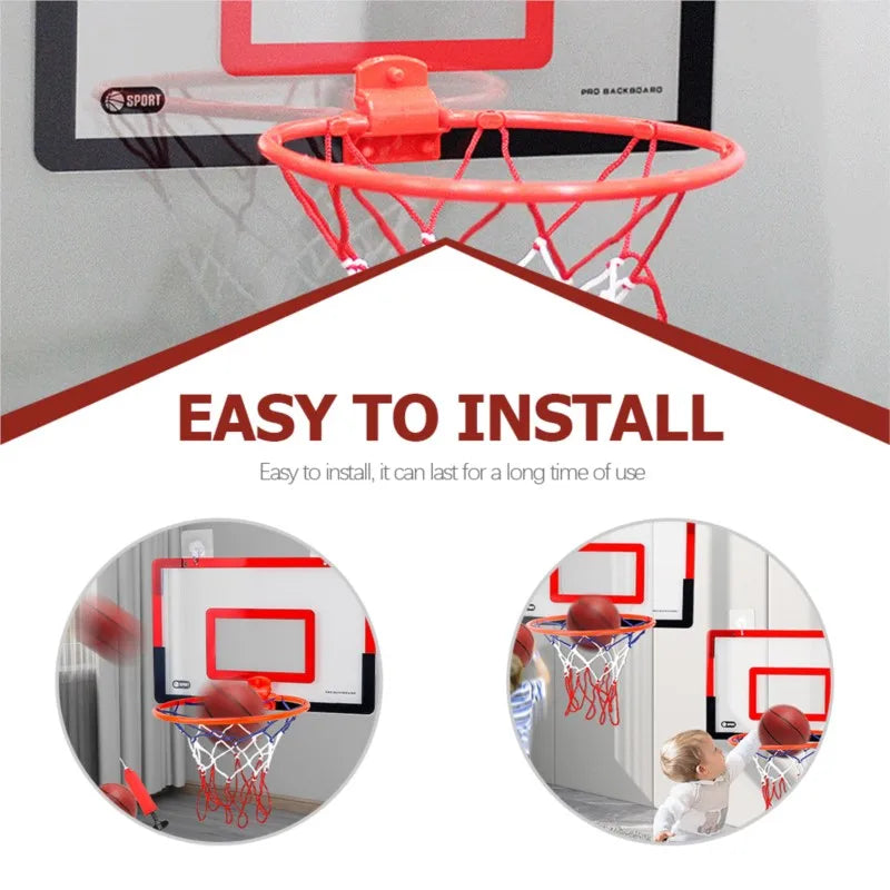 Indoor Adjustable Kids Basketball Hoop Set by HitMyNeed