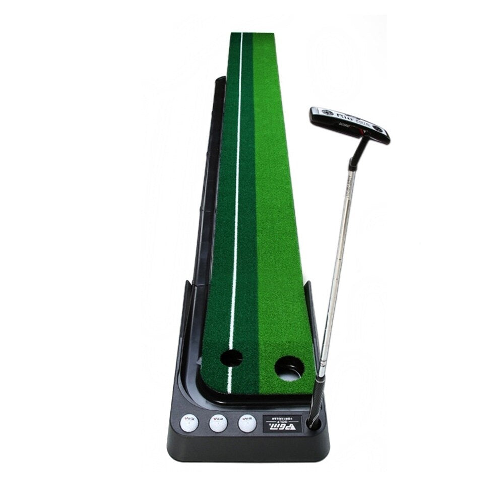 Indoor Golf Putter Trainer with Return Fairway 3m by HitMyNeed