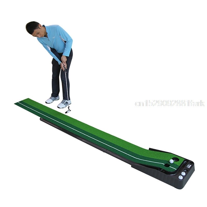 Indoor Golf Putter Trainer with Return Fairway 3m by HitMyNeed