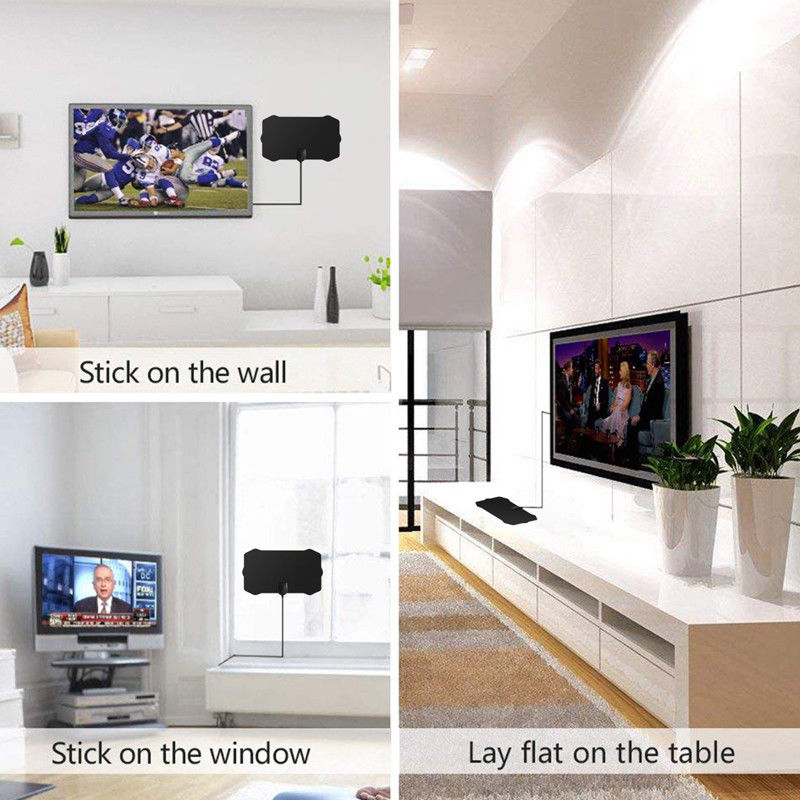 Indoor HDTV Antenna Digital 1080P with Long Range by HitMyNeed