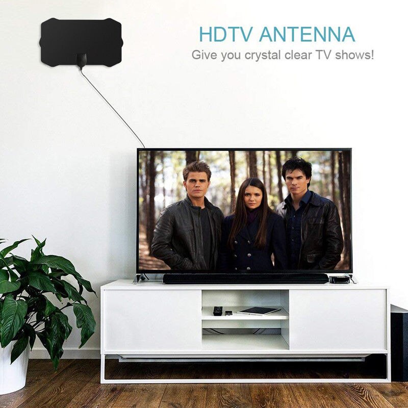 Indoor HDTV Antenna Digital 1080P with Long Range by HitMyNeed
