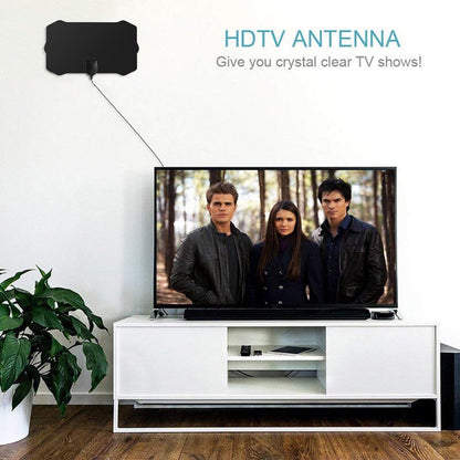 Indoor HDTV Antenna Digital 1080P with Long Range by HitMyNeed