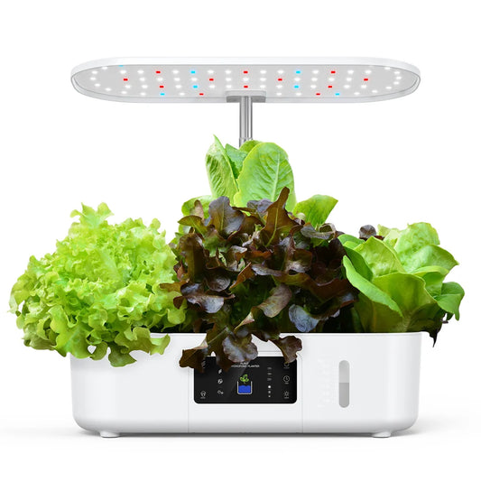Indoor Hydroponic Herb Garden Kit with LED & Timer by HitMyNeed