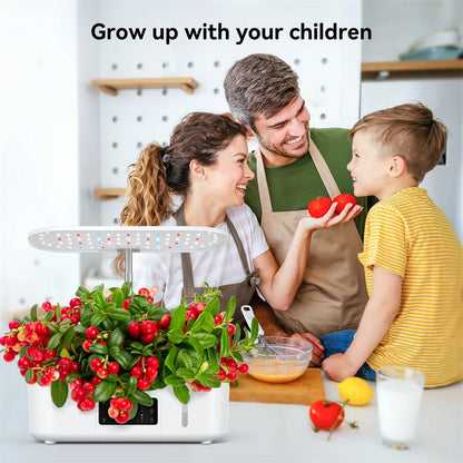 Indoor Hydroponic Herb Garden Kit with LED & Timer by HitMyNeed