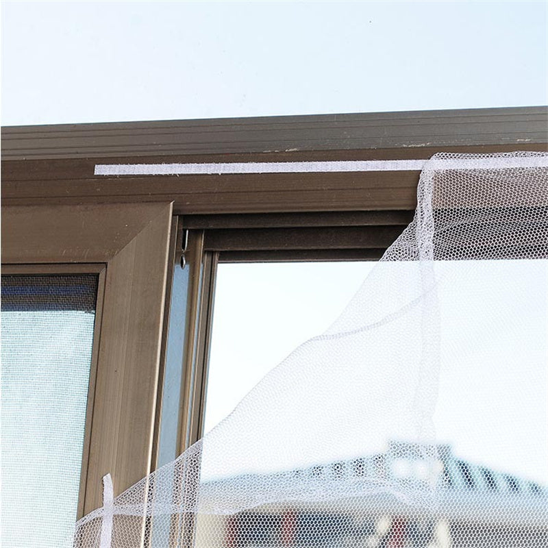 Indoor Mosquito Window Screen Curtain with Tape by HitMyNeed