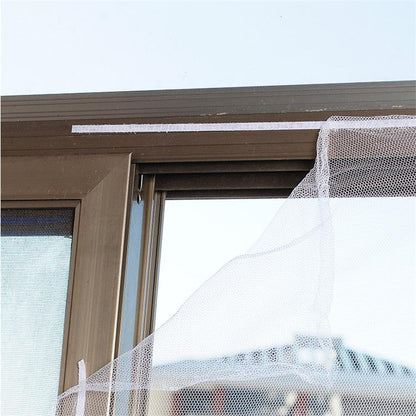 Indoor Mosquito Window Screen Curtain with Tape by HitMyNeed