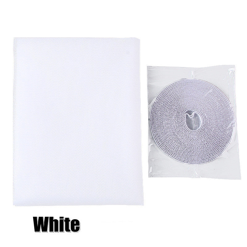 Indoor Mosquito Window Screen Curtain with Tape whitie 1-5x2m by HitMyNeed