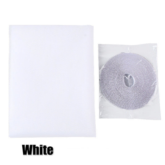 Indoor Mosquito Window Screen Curtain with Tape whitie 1-5x2m by HitMyNeed