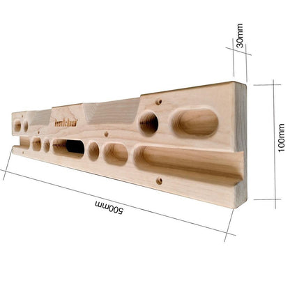 Indoor Wooden Fingerboard Rock Climbing Hangboard by HitMyNeed
