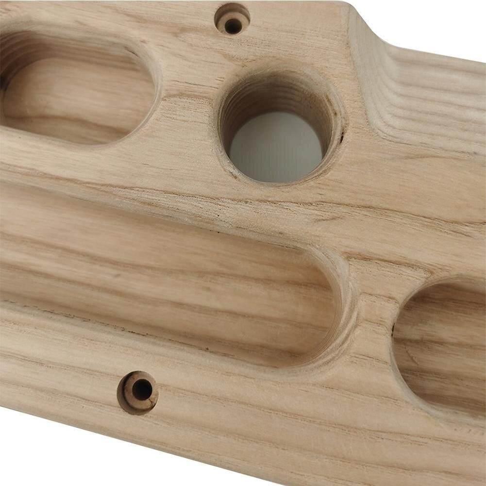 Indoor Wooden Fingerboard Rock Climbing Hangboard by HitMyNeed
