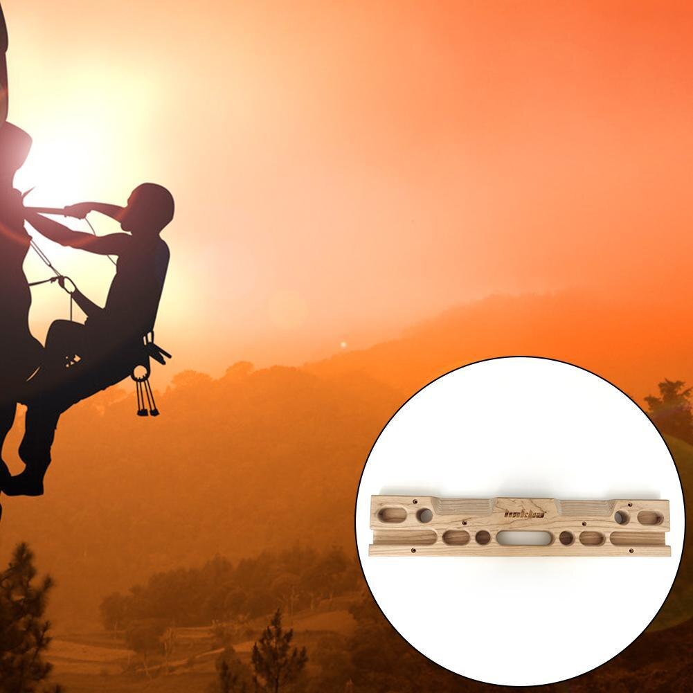 Indoor Wooden Fingerboard Rock Climbing Hangboard by HitMyNeed