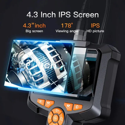 Industrial Endoscope Camera 4.3" 1080P IP67 8mm by HitMyNeed