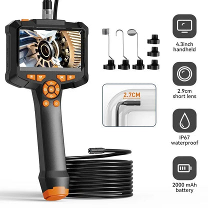 Industrial Endoscope Camera 4.3" 1080P IP67 8mm by HitMyNeed