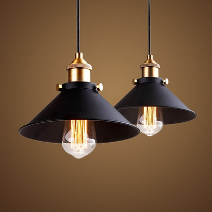 Industrial Nordic Pendant Light, Adjustable 22cm Shade by HitMyNeed