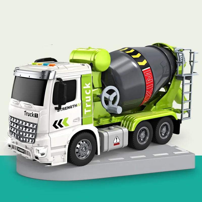 Inertial Cement Mixer Truck Toy with Lights & Sound by HitMyNeed