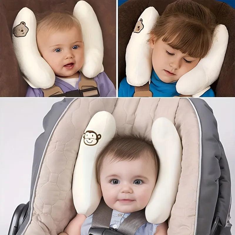 Infant Banana Neck Pillow for Stroller & Car Seat by HitMyNeed