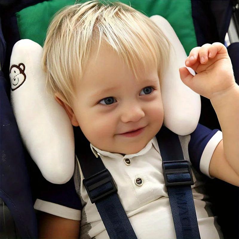 Infant Banana Neck Pillow for Stroller & Car Seat by HitMyNeed