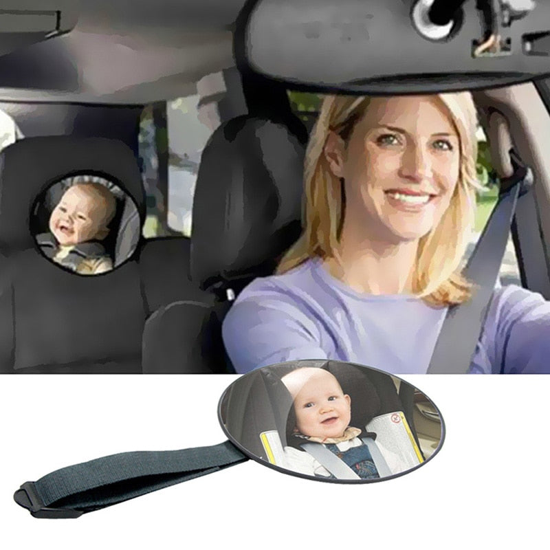 Infant Car Mirror for Rear-Facing Baby Seats by HitMyNeed