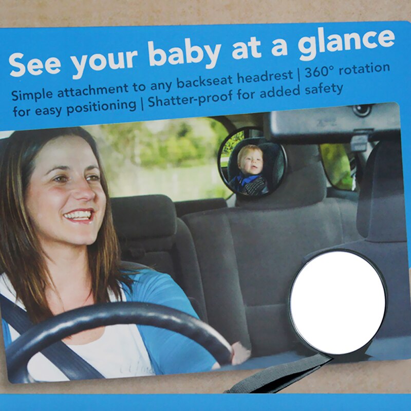Infant Car Mirror for Rear-Facing Baby Seats by HitMyNeed