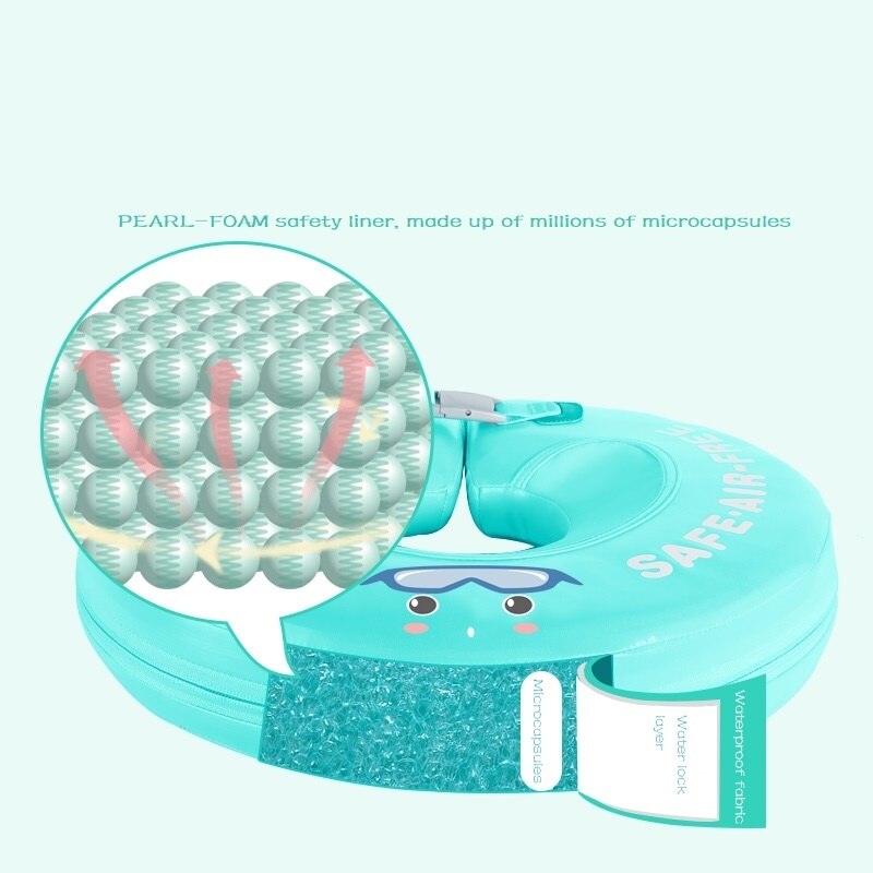 Infant Neck Float Swim Aid with Pearl Foam Support by HitMyNeed