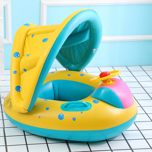 Infant Pool Float with Detachable Sunshade Canopy by HitMyNeed