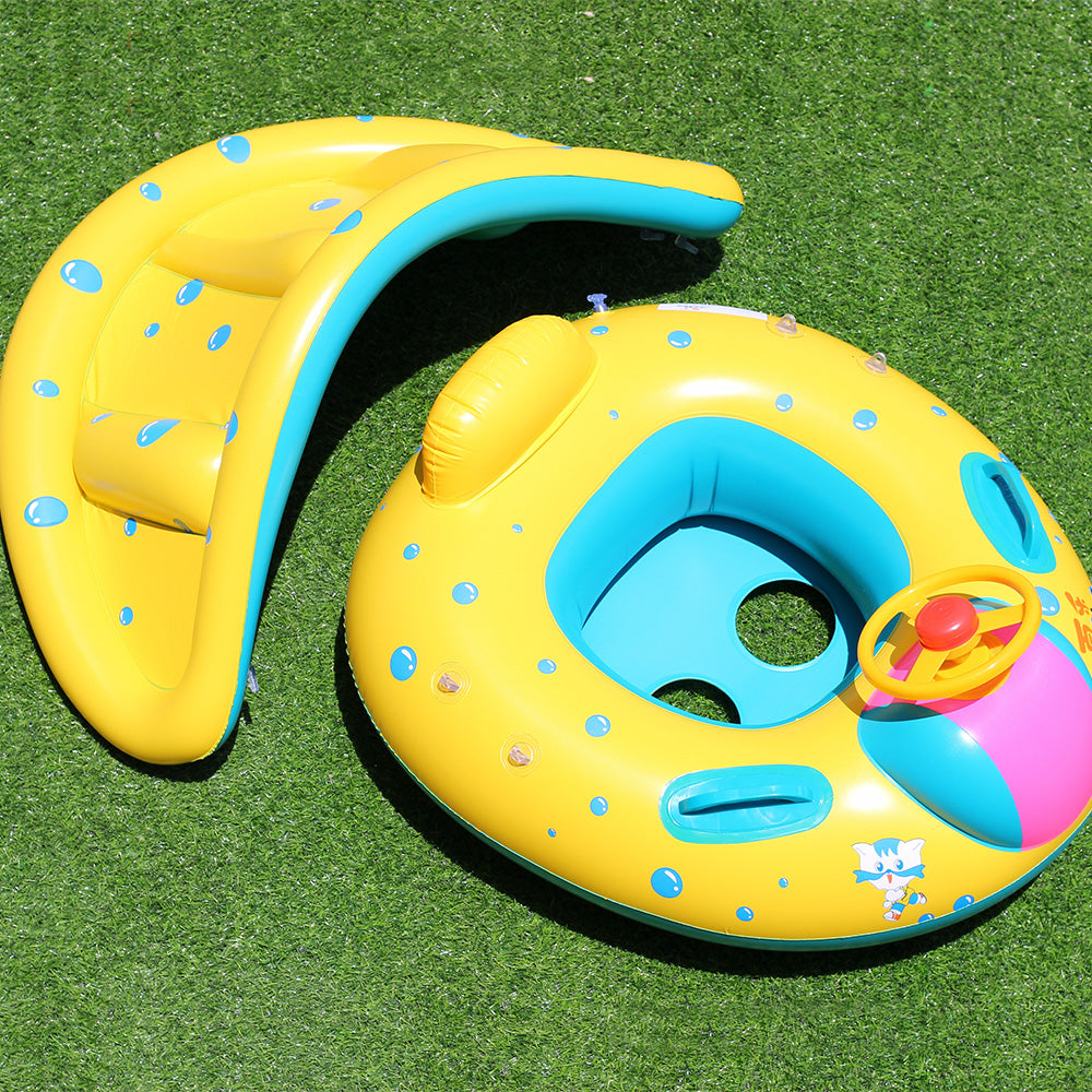 Infant Pool Float with Detachable Sunshade Canopy by HitMyNeed