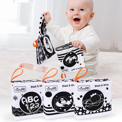 Infant Soft Cloth Books (3-Pack) High-Contrast Learning Set by HitMyNeed