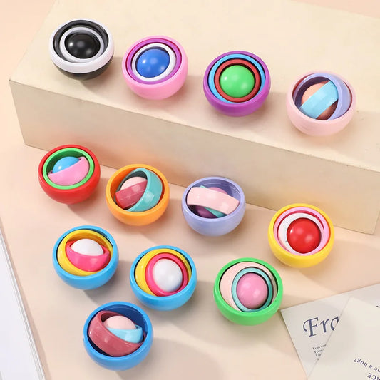 Infinite Flip 3D Ball Gyroscope Fidget Toy Spinner by HitMyNeed