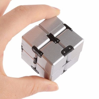 Infinite Metal Fidget Cube for Focus and Stress Relief by HitMyNeed