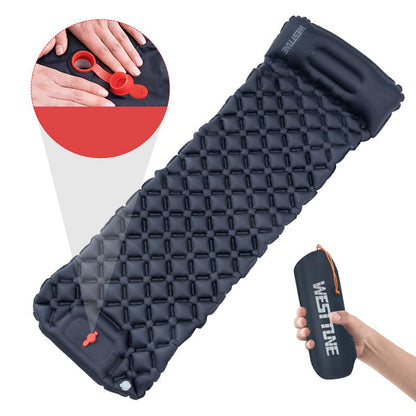 Inflatable Backpacking Sleeping Mat with Air Pump by HitMyNeed