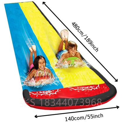Inflatable Backyard Water Slide with Sprinkler by HitMyNeed