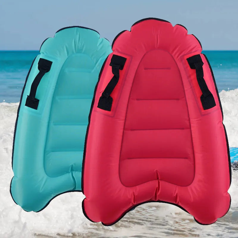 Inflatable Bodyboard Kickboard for Adults & Kids by HitMyNeed