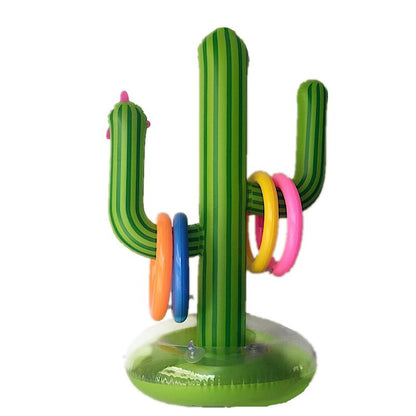 Inflatable Cactus Ring Toss Game with 4 Rings by HitMyNeed