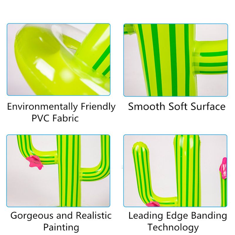 Inflatable Cactus Ring Toss Game with 4 Rings by HitMyNeed