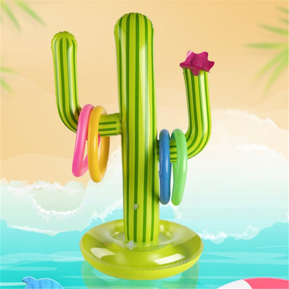 Inflatable Cactus Ring Toss Game with 4 Rings by HitMyNeed