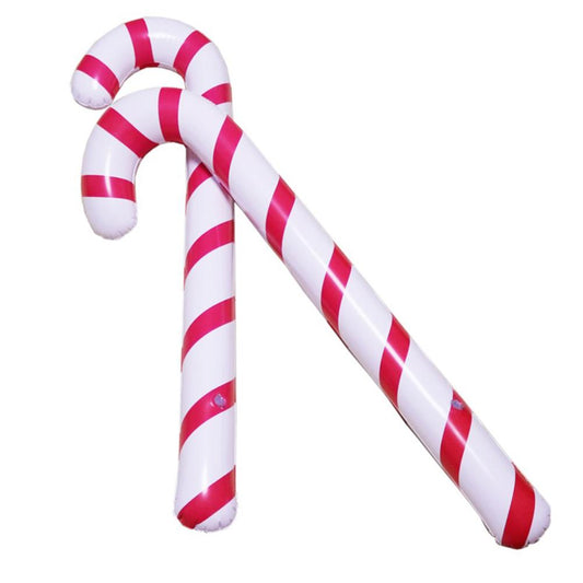 Inflatable Candy Cane Christmas Decorations (2 Pack) by HitMyNeed