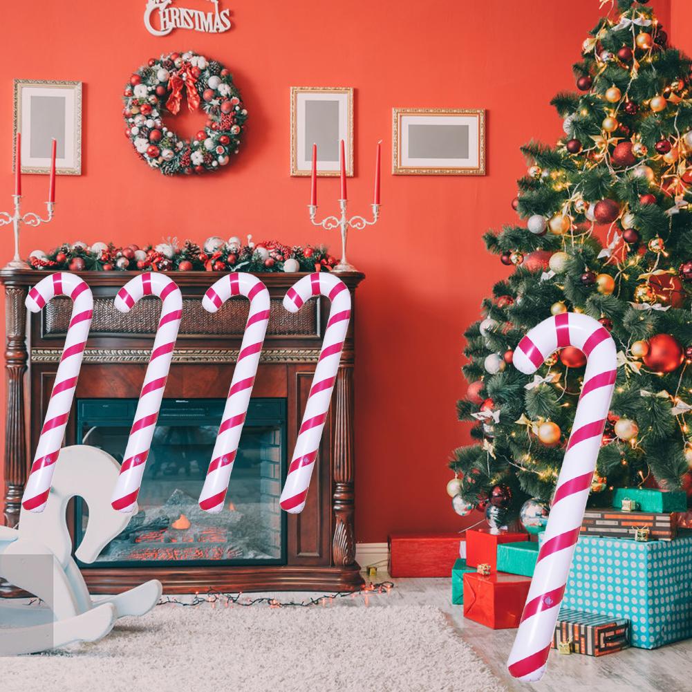 Inflatable Candy Cane Christmas Decorations (2 Pack) by HitMyNeed