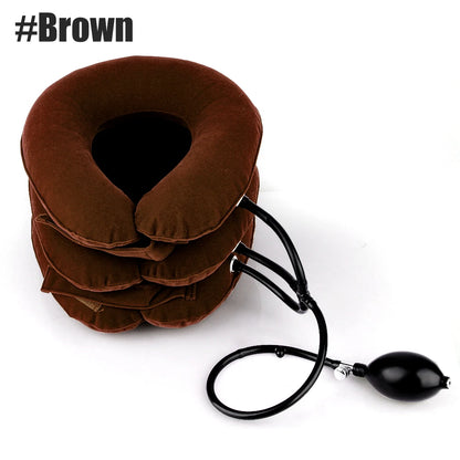 Inflatable Cervical Neck Traction Device for Pain Relief coffee by HitMyNeed
