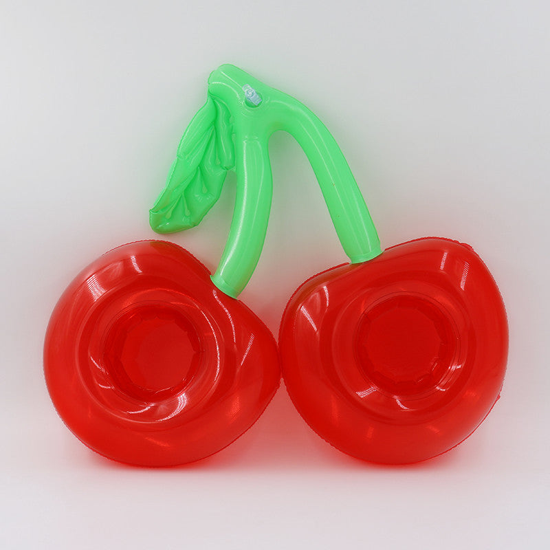 Inflatable Cherry Pool Drink Holder - 2 Cup Slots by HitMyNeed