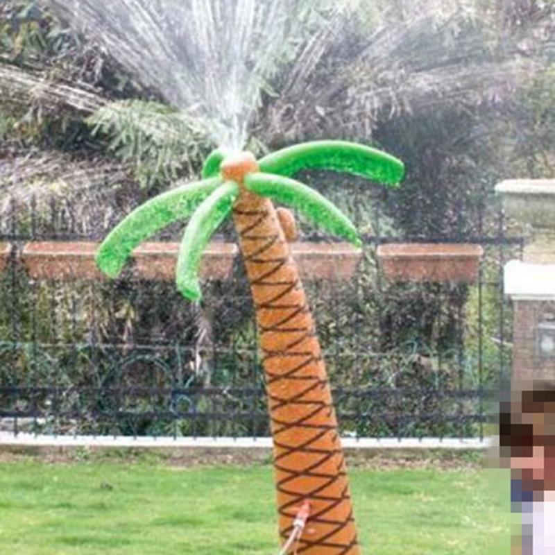 Inflatable Coconut Tree Kids Water Sprinkler Toy by HitMyNeed