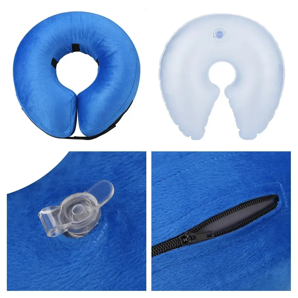 Inflatable Dog Recovery Collar Soft Protective Cone by HitMyNeed