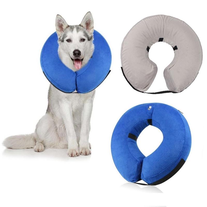 Inflatable Dog Recovery Neck Pillow Cone by HitMyNeed