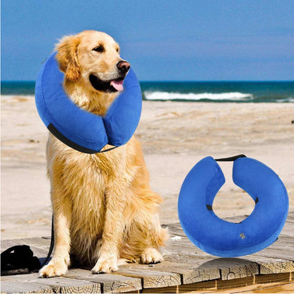 Inflatable Dog Recovery Neck Pillow Cone by HitMyNeed